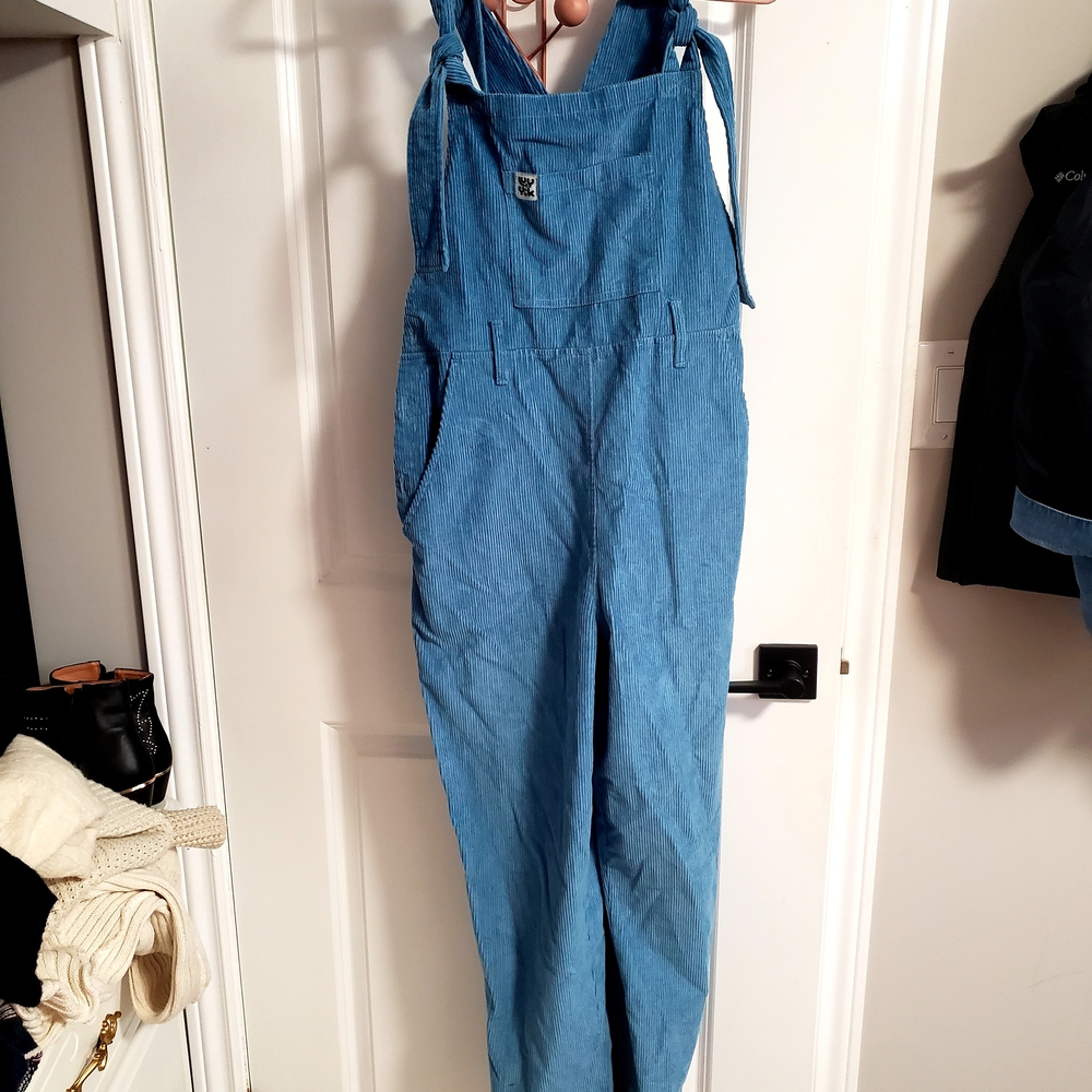 Lucy & Yak Easton Cord Dungarees/Overalls NWT Size Small / Uk 8